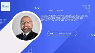 Aleksey Krylov Presents a Case Study in Financial Modeling