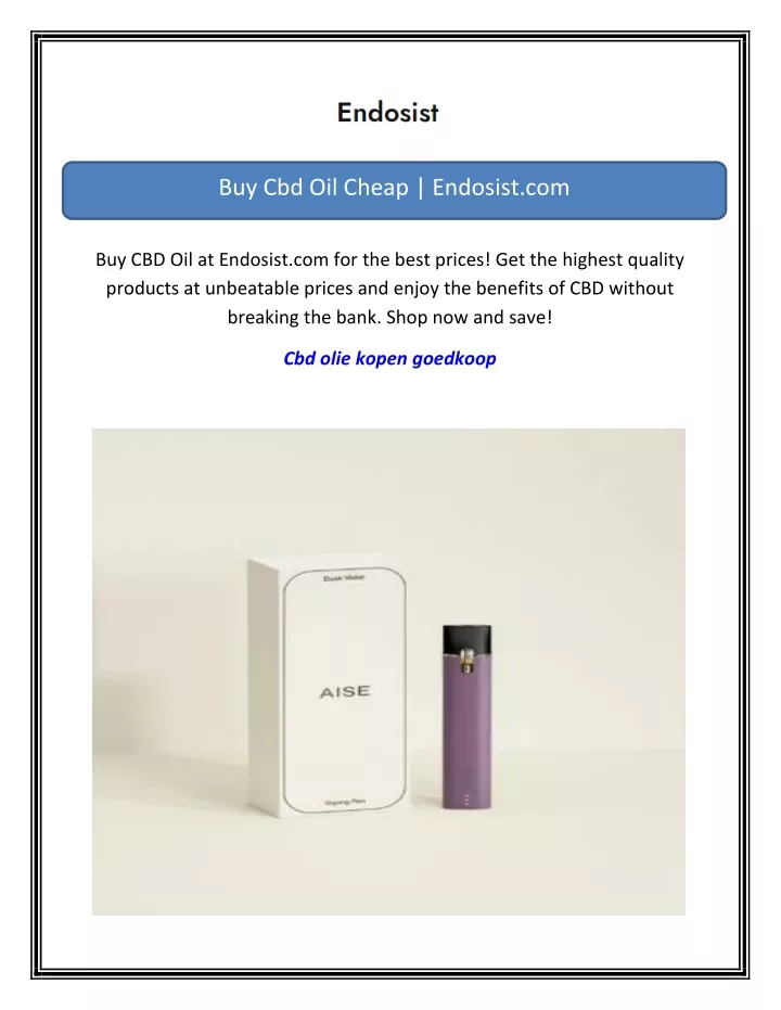 buy cbd oil cheap endosist com