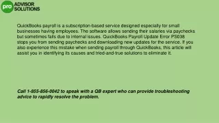 quickbooks payroll is a subscription based
