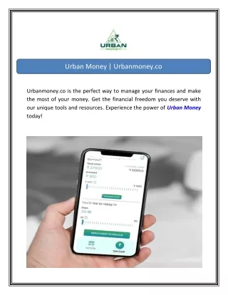 urban money urbanmoney co