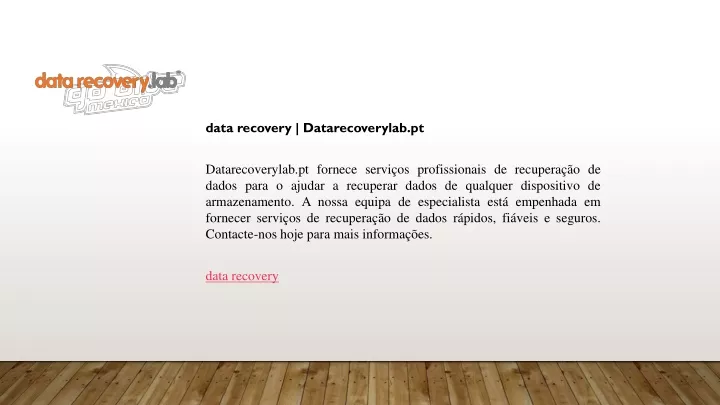 data recovery datarecoverylab pt