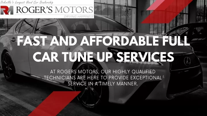 fast and affordable full car tune up services