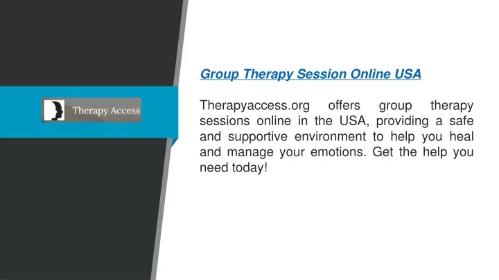 group therapy session online usa therapyaccess