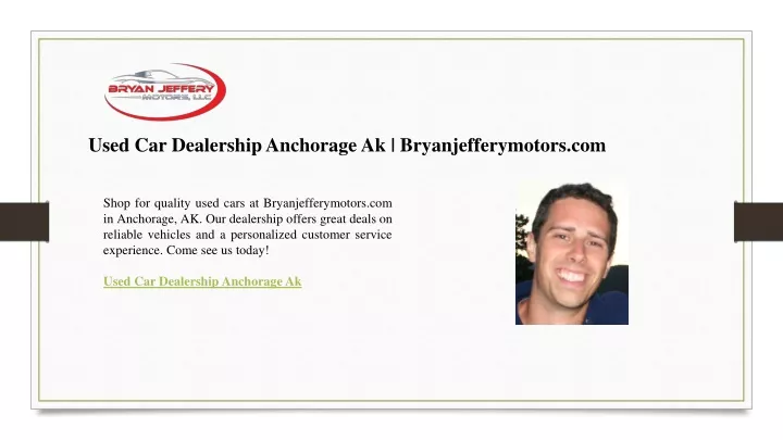 used car dealership anchorage