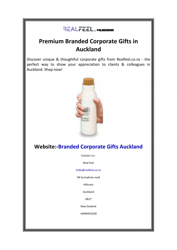 premium branded corporate gifts in auckland