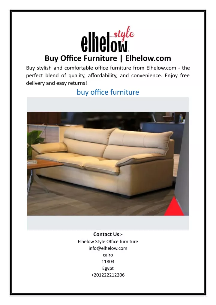 buy office furniture elhelow com buy stylish