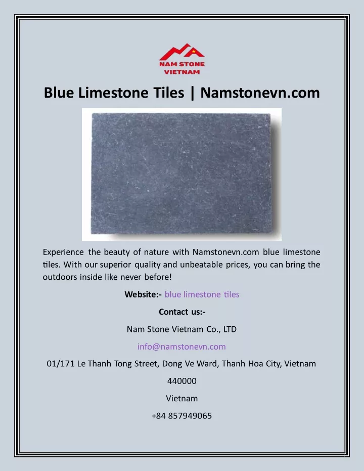 blue limestone tiles namstonevn com