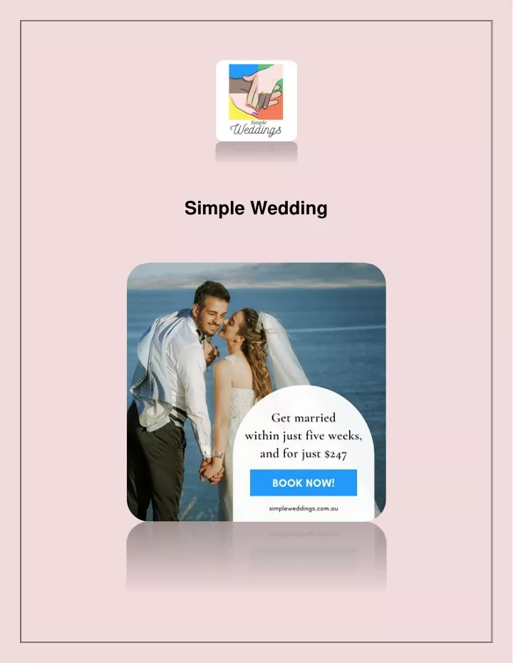 simple wedding