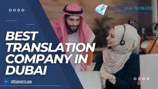 Best Translation Company in Dubai | Dubai Translation Office