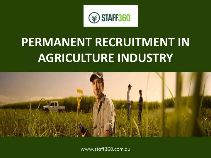 permanent recruitment in agriculture industry