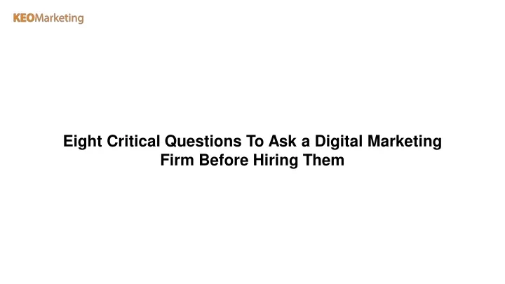 eight critical questions to ask a digital