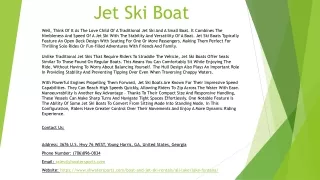 jet ski boat