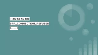 how to fix the