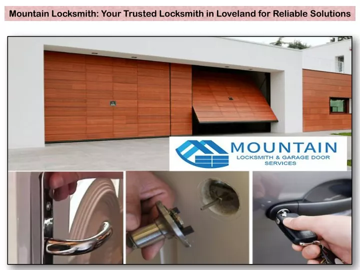 mountain locksmith your trusted locksmith