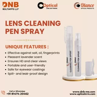 Dlance Chashma Cleaner Pen Spray |DNB multiapps LLP