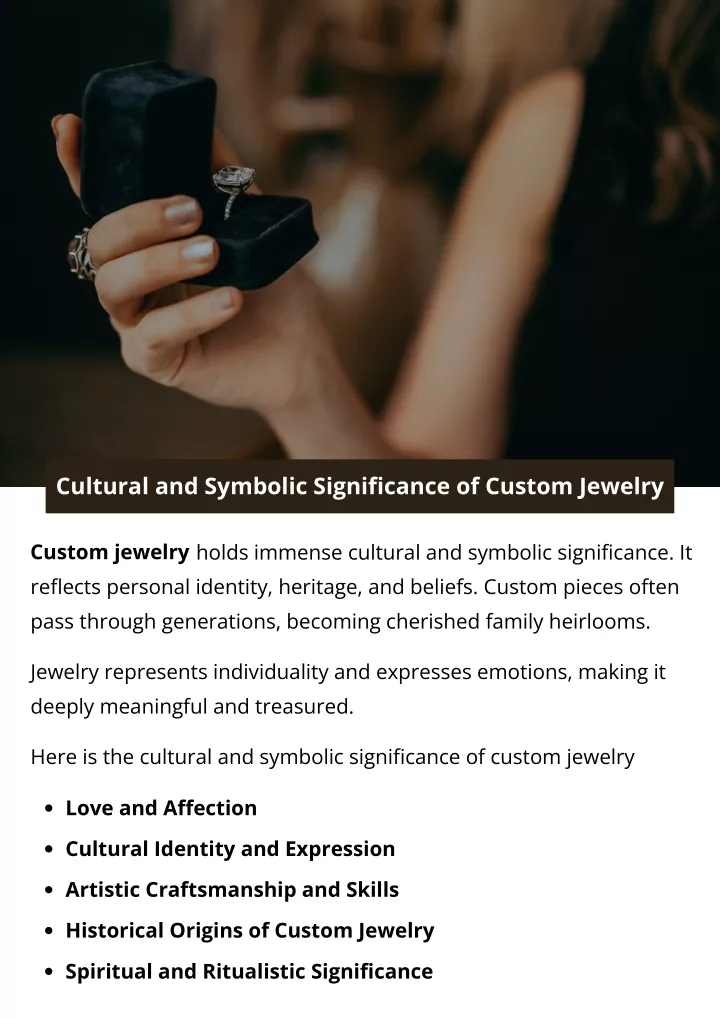 cultural and symbolic significance of custom