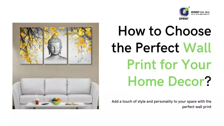 how to choose the perfect wall print for your