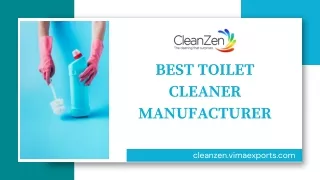 Best Toilet Cleaner Manufacturer in India