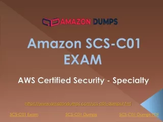 100% Passing Guarantee on SCS-C01 Dumps Follow Exam Questions.