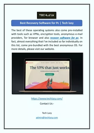 Best Recovery Software for Pc