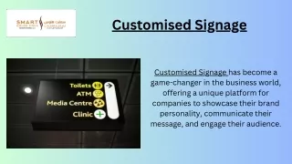 Customised Signage