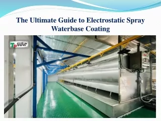 the ultimate guide to electrostatic spray