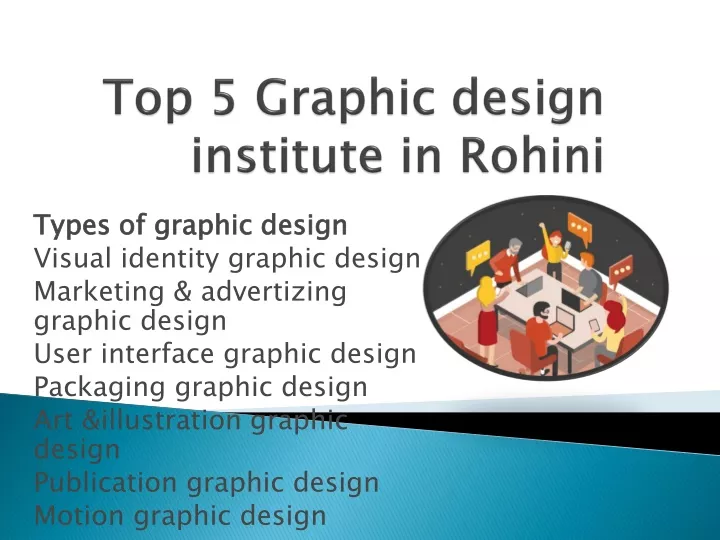 top 5 graphic design institute in rohini