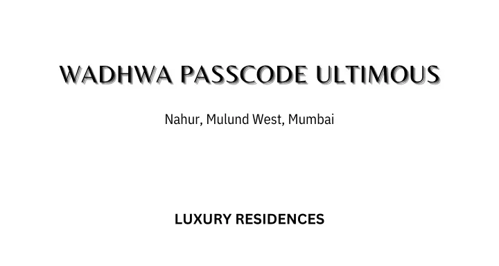 wadhwa passcode ultimous wadhwa passcode ultimous
