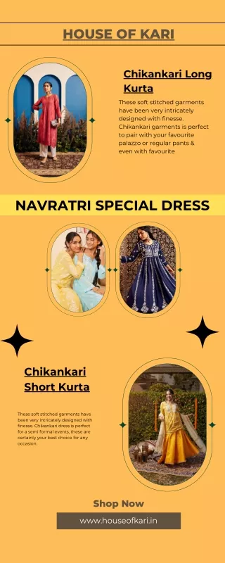 Shop Navratri Special Dress For Women | House Of Kari