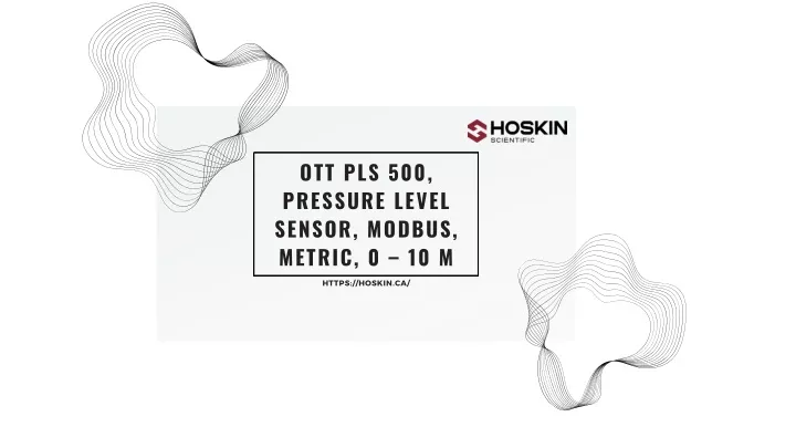 ott pls 500 pressure level sensor modbus metric