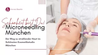 Microneedling at München's Most Beautiful Kosmetikstudio