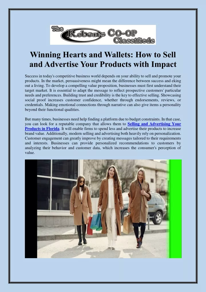 winning hearts and wallets how to sell