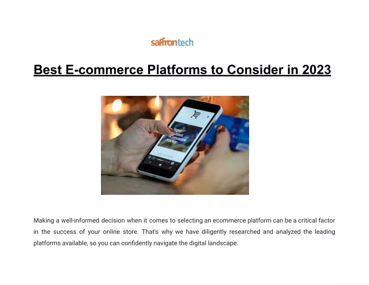 best e commerce platforms to consider in 2023