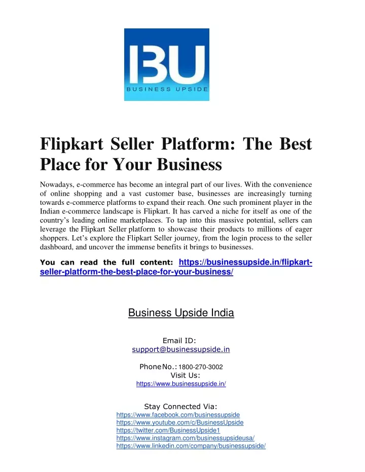 flipkart seller platform the best place for your