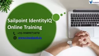 sailpoint identityiq online training