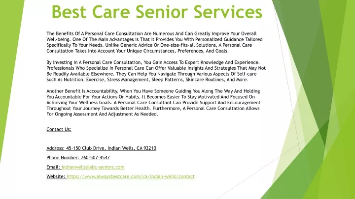 best care senior services