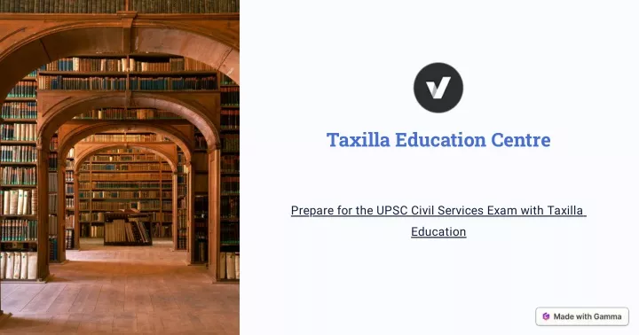 taxilla education centre