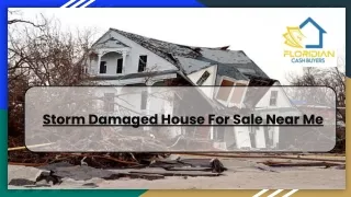 Storm Damaged House For Sale Near Me