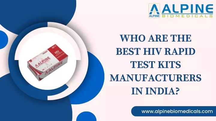 who are the best hiv rapid test kits