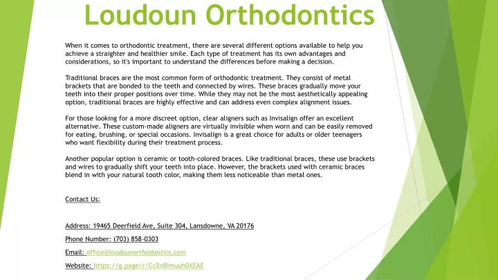 loudoun orthodontics