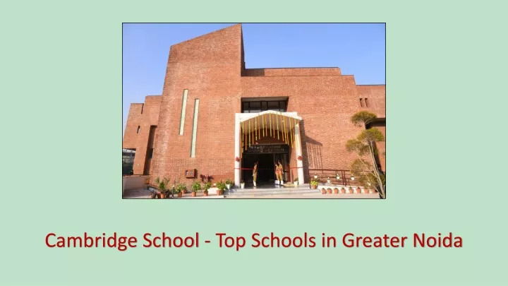 cambridge school top schools in greater noida