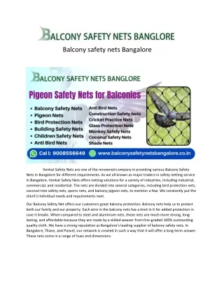 net for balcony bangalore