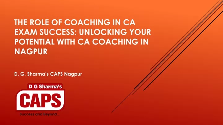the role of coaching in ca exam success unlocking your potential with ca coaching in nagpur