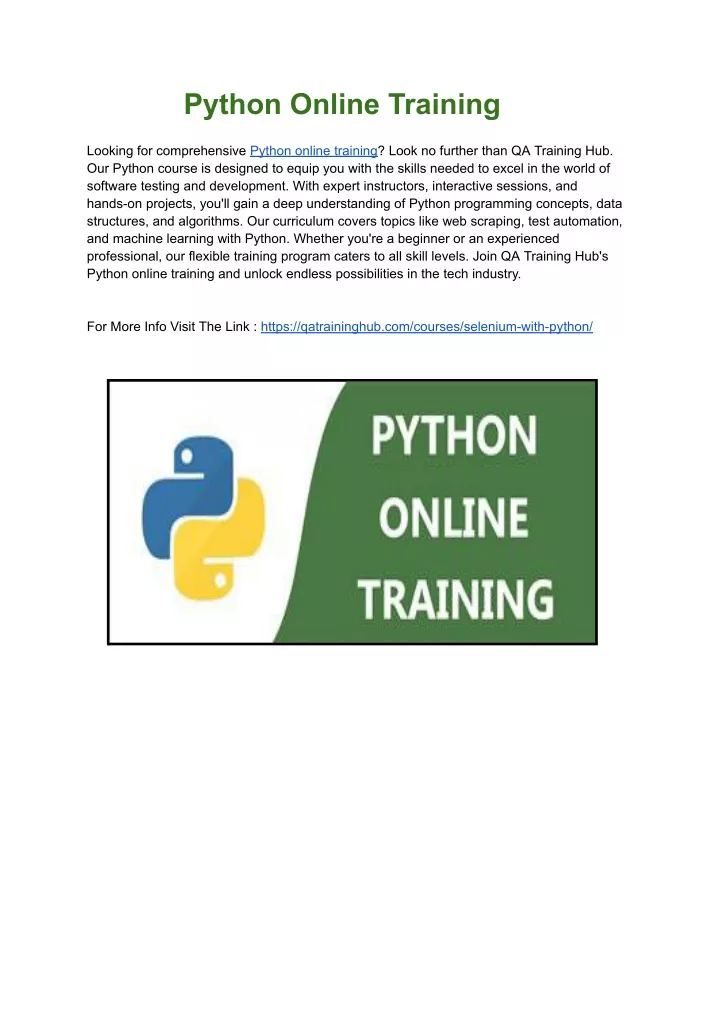 python online training