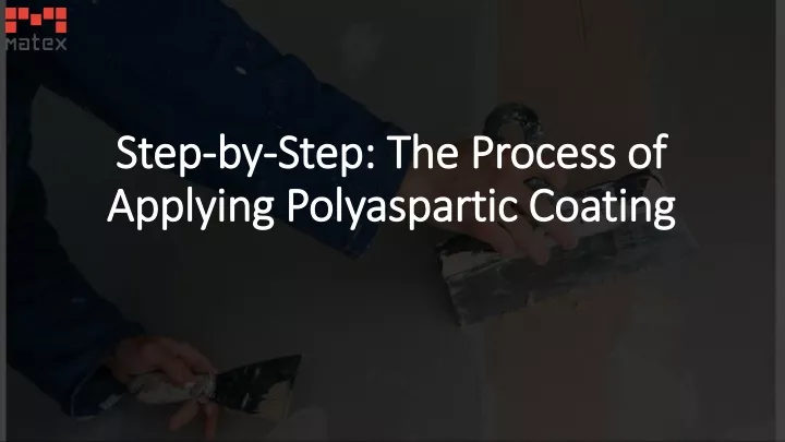 step by step the process of applying polyaspartic coating