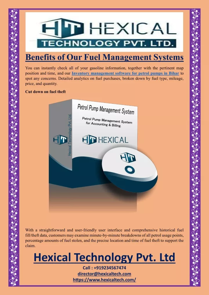 benefits of our fuel management systems