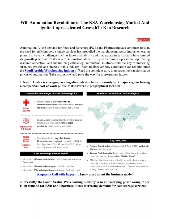 will automation revolutionize the ksa warehousing