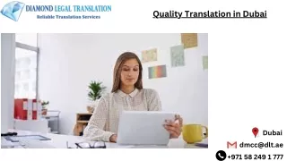 Quality Translation in Dubai | Dubai Translation Office | Quality Translation