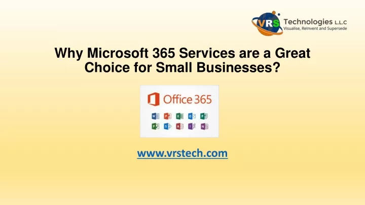 why microsoft 365 services are a great choice for small businesses
