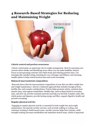 4 research based strategies for reducing